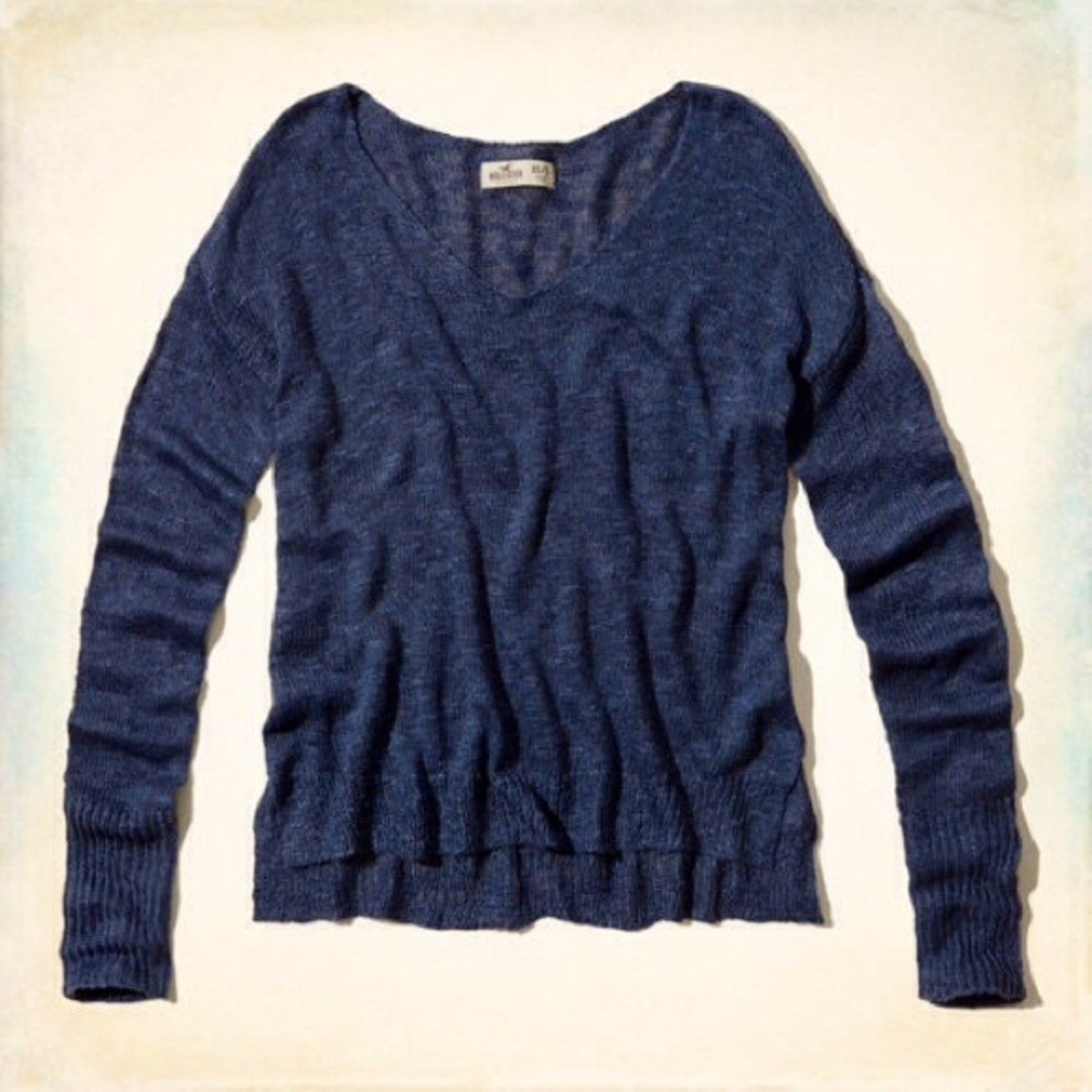 Hollister La Mesa Dark Blue Sweater
